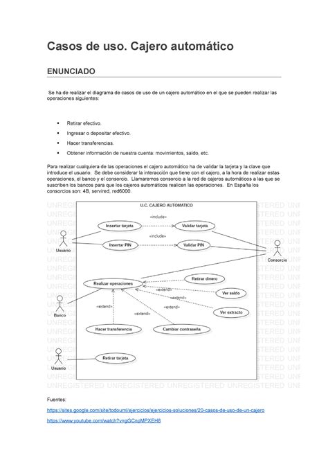 Caso De Uso Cajero Automatico Grafic Casos De Uso Cajero