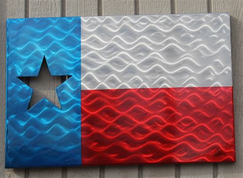 Texas Flag Metal Wall Art