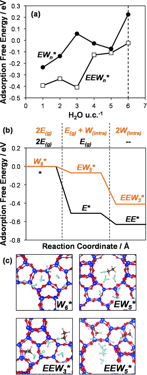 A Gibbs Free Energies Of Adsorption K Of Ethanol Monomer And