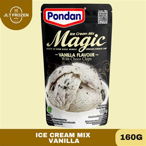 Jual Pondan Magic Ice Cream Mix Bubuk Es Krim Coklat Ice Cream