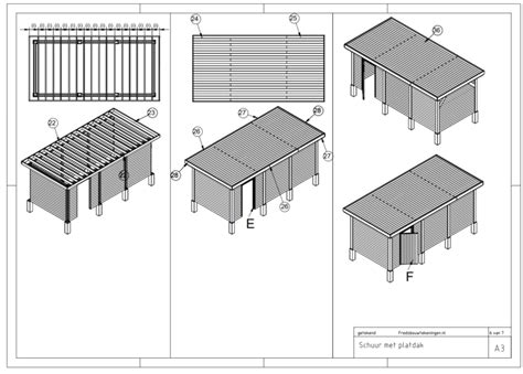 Bouwtekening Schuur Met Puntdak Archieven Doehet Zelver