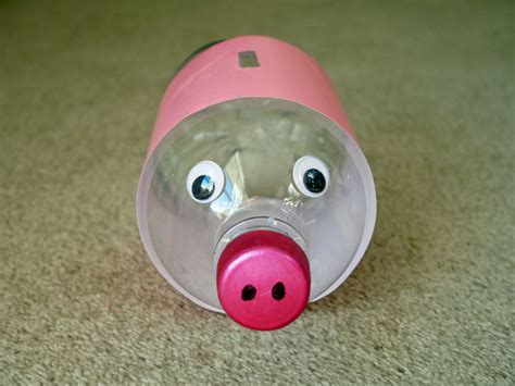 Tock Crafts Plastic Bottle Piggy Bank Tock Earth