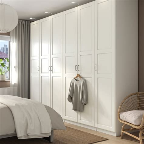 Pax Tyssedal Wardrobe Combination Whitewhite 11818x2358x9318 Ikea