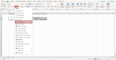 Cómo hacer una tabla en Excel y aplicar formatos en celdas