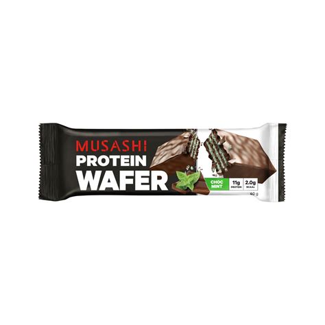 Buy Musashi Protein Wafer Bar Choc Mint 40g Coles