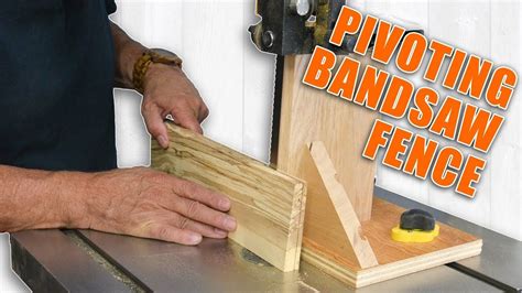 Pivoting Fence Resaw Bandsaw Fence Using A Magswitch Jig Youtube