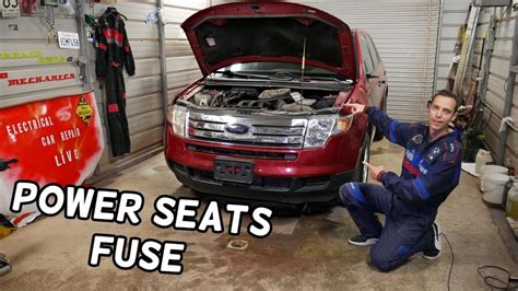 Ford Edge Front Power Seat Fuse Location Replacement Seat Not Working Youtube