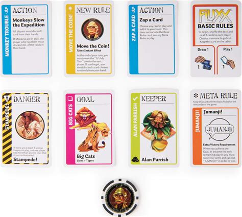 Jumanji Board Game Danger Cards