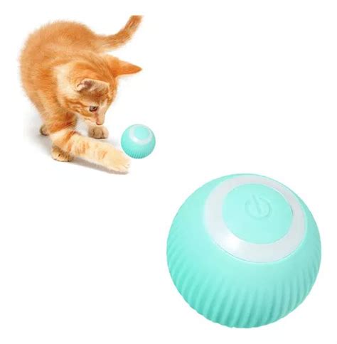 Pelota De Juguetes Perro Gato Autom Tica Interactiva Usb Meses Sin