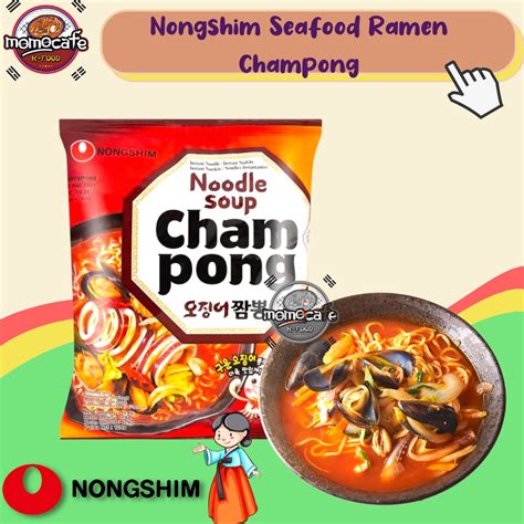 Jual Nongshim Champong Noodle Soup Gr Mi Instant Ramen Kuah Korea