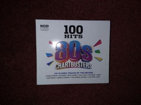 Various Artists 100 Hits 80s Chartbusters 5 Cd Boxset 654378710926 Ebay