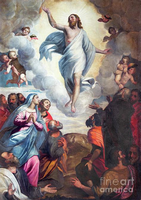 Ascension Of Jesus Painting