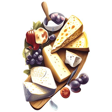 Cheese Platter Digital Graphic · Creative Fabrica