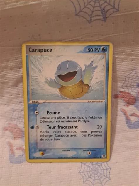 Carte Pok Mon Carapuce Ex Rouge Feu Vert Feuille Bloc Ex Fr Eur