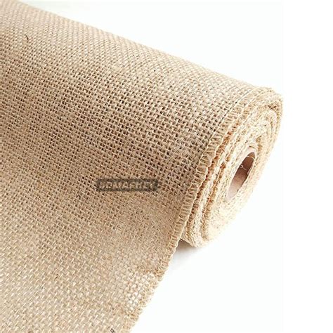 Tela Arpillera De Yute Natural 6 Onz 100 Cm Ancho 100 Yardas SD MED