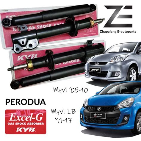 Kayaba Excel G Perodua Myvi Lagi Best 2005 2017 Gas Shock Absorber