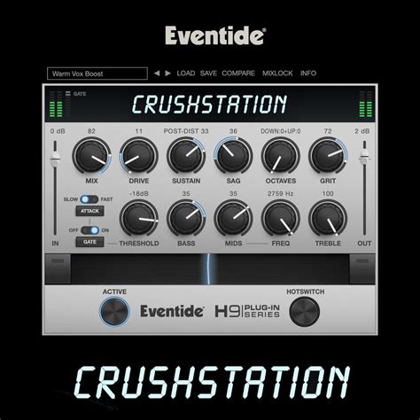 Eventide Crushstation Distortion Plug In Vst Au Aax Producer Sources