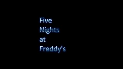 Five Nights At Freddys Song Follow Me Youtube