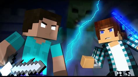 Minecraft Authentic Vs Herobrine Minecraft Animation Youtube