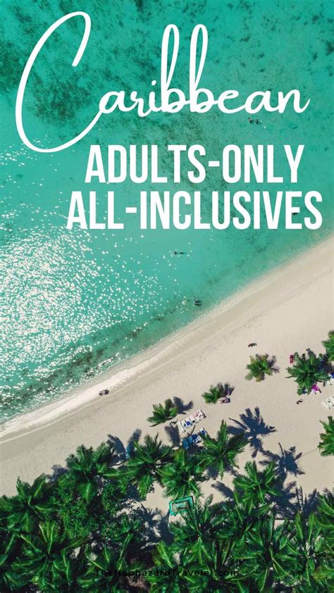 An Aerial View Of The Beach And Ocean With Text Overlay That Reads Caubean Adults Only All