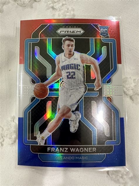 2021 22 Panini Prizm FRANZ WAGNER Rookie Red White Blue Prizm 310