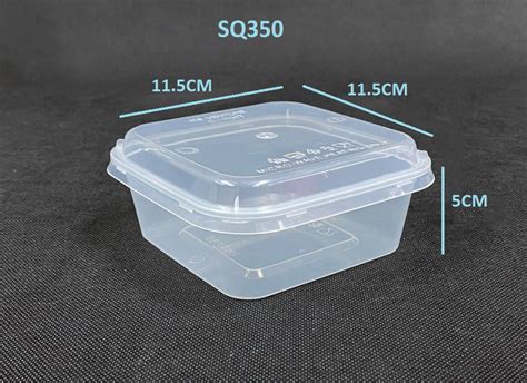 Pcs Pcs Pkt Pp Microwavable Injection Container Pp Square