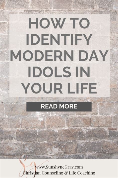 Identify Modern Day Idols In Your Life Christian Counseling