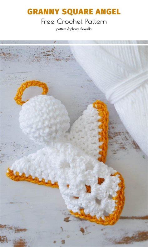 Easy angel ornament free crochet patterns – Artofit