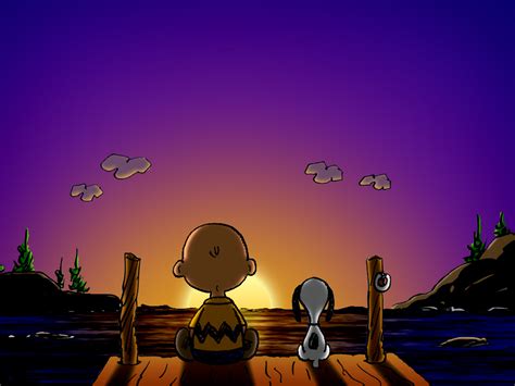 Snoopy and Charlie Brown Wallpaper - WallpaperSafari