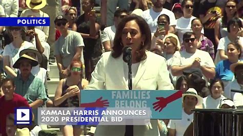 Kamala Harris Announces 2020 Presidential Bid Video Dailymotion