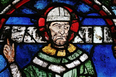 24x36 Gallery Poster Image Of Thomas Becket From A Stained Glass Window