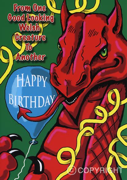 Design Pb 32 Welsh Birthday Card Penblwydd Hapus Huw Thomas Gallery