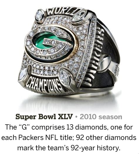 2010 super bowl ring | Super bowl rings, Superbowl xlv, Nfl packers