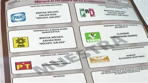 Boleta electoral cómo marcarla para que mi voto sea válido Telediario