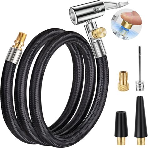 Amazon ZHSMS Tire Inflator Hose 41 Inch Flexible Air Compressor