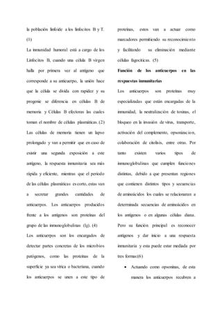 Inmunidad Humoral Pdf