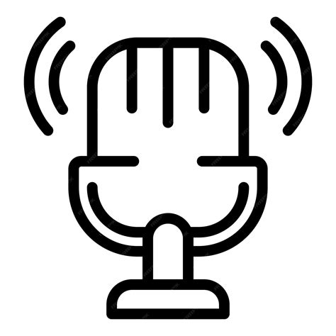 Ícone de transmissão Ícone de vetor de transmissão de esboço para design web isolado em fundo