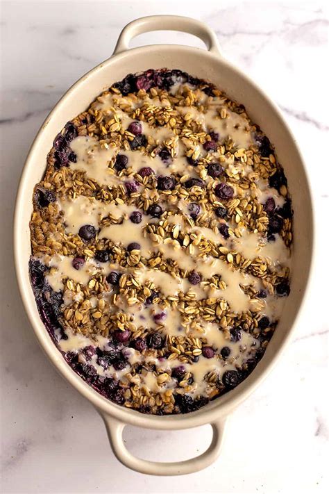 Lemon Blueberry Baked Oatmeal Bites Of Wellness