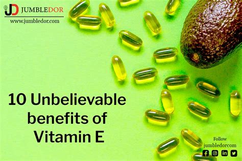 10 Unbelievable benefits of Vitamin E for skin and hair | Jumbledor