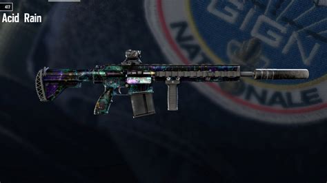 acid rain weapon skin rainbow  siege rainbow  bootcamp