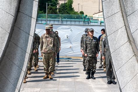 ROK U S Troops Preserve Memorials Osan Air Base Article Display