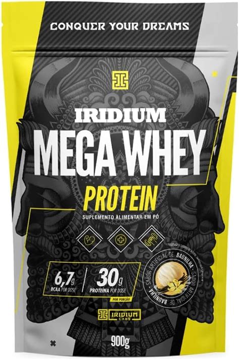 Mega Whey Protein 900g Iridium Labs Sabor Baunilha Amazon Br