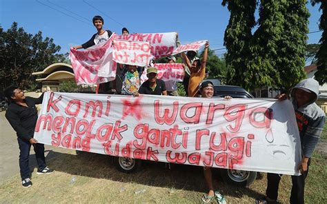 Ratusan Warga Tolak Nilai Ganti Rugi Lahan Terdampak Tol Kediri Tulungagung