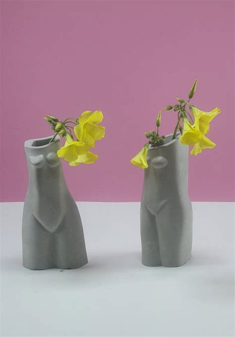 Cement Naked Woman Body Planters For Wedding Favors Etsy