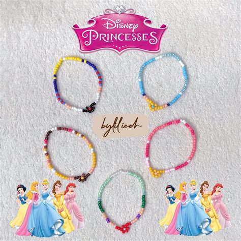 Jual Gelang Princess Disney Beads Bracelet Gelang Manik Manik