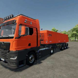 Schmitz CargoBull S KI Heavy 8 5 Semi Tipper V1 0 FS22 Mod Farming