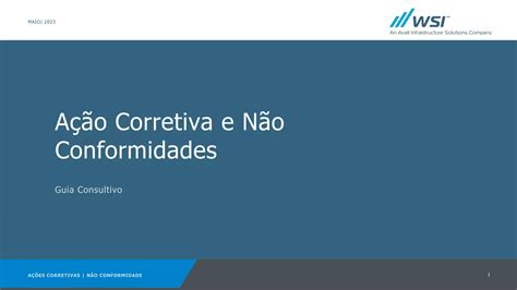 PPT Ação corretiva e não conformidade pptx