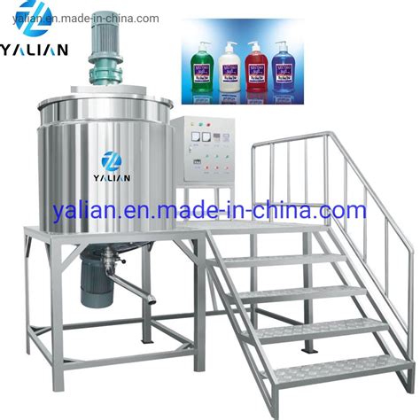 Shampoo Liquids Detergent Liquids Stainless Steel Making Mixing Kettle