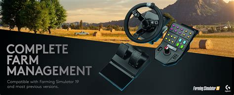 Logitech G Heavy Equipment Bundle Farm Sim Controller Usb