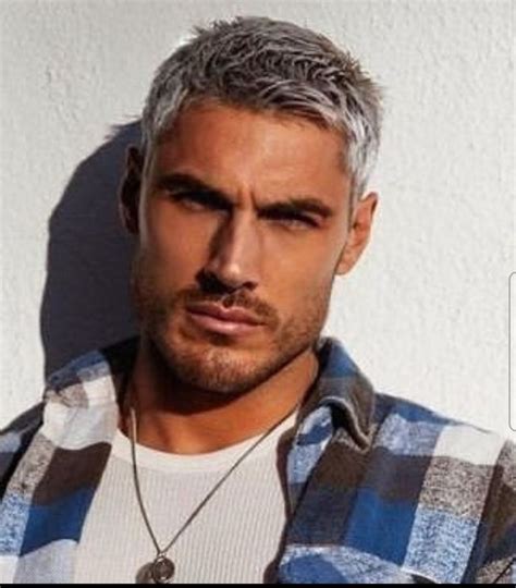 Grey Hair Color Men, Grey Hair Men, Gray Hair Cuts, Short Grey Hair ...